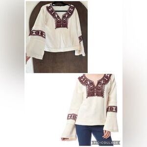 Free People | Santa Maria Bell Sleeve | Size: small